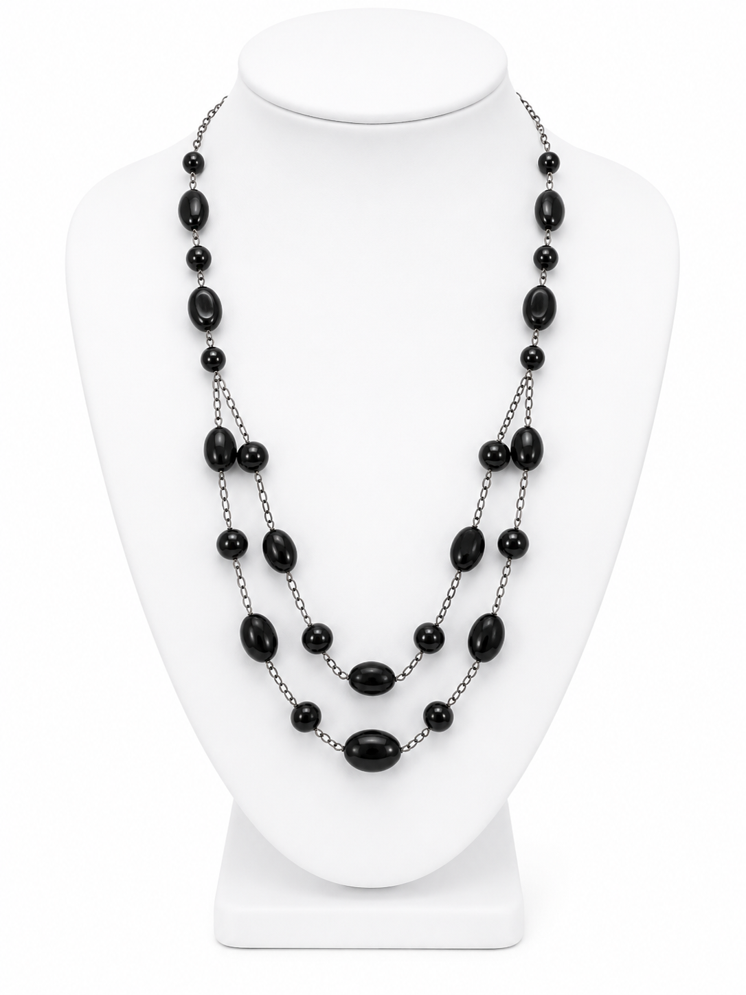 Midnight Elegance Layered Necklace