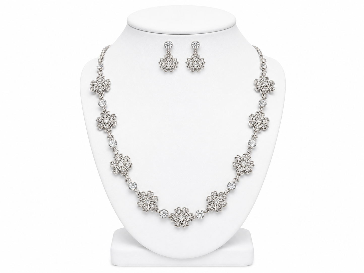 Flower Necklace Set