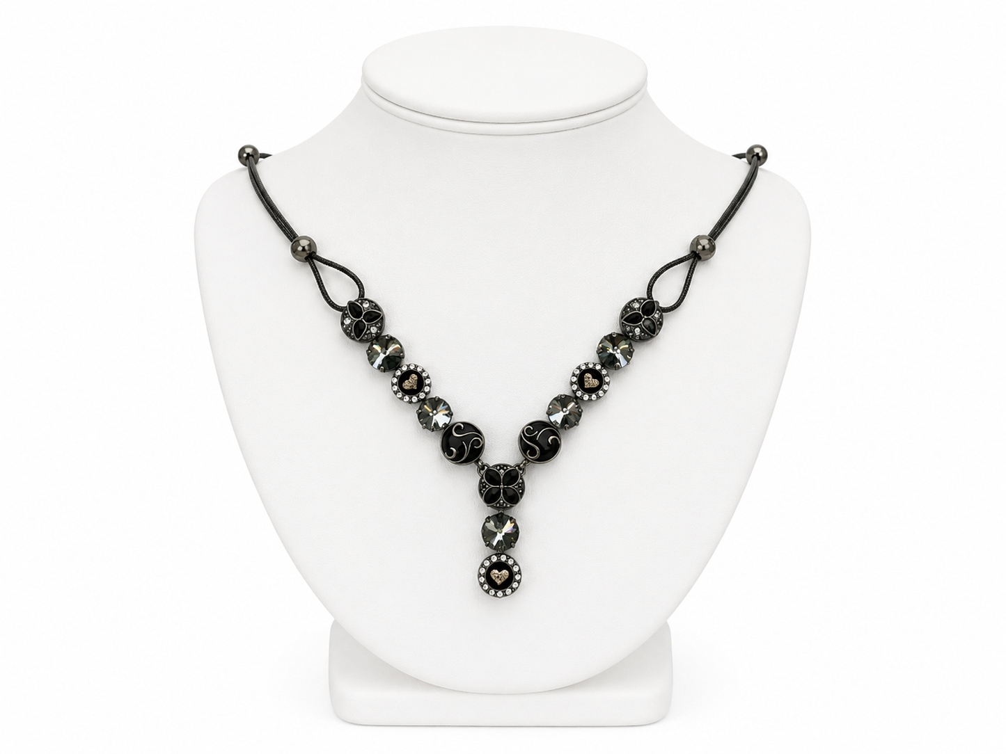 VAN GALZ Swarovski Crystal Necklace – Hand Made in Italy