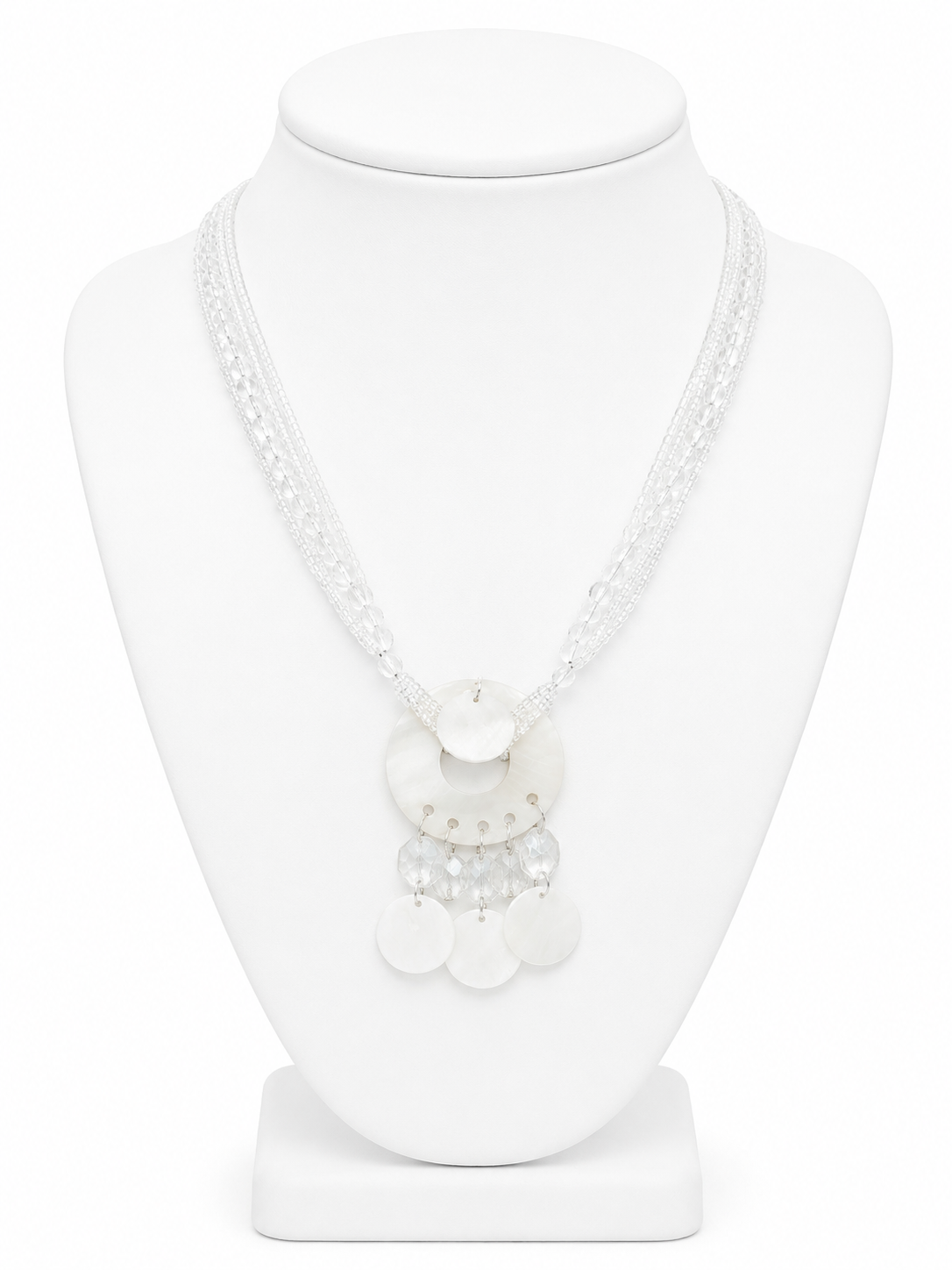 Coastal Moonlight Statement Necklace