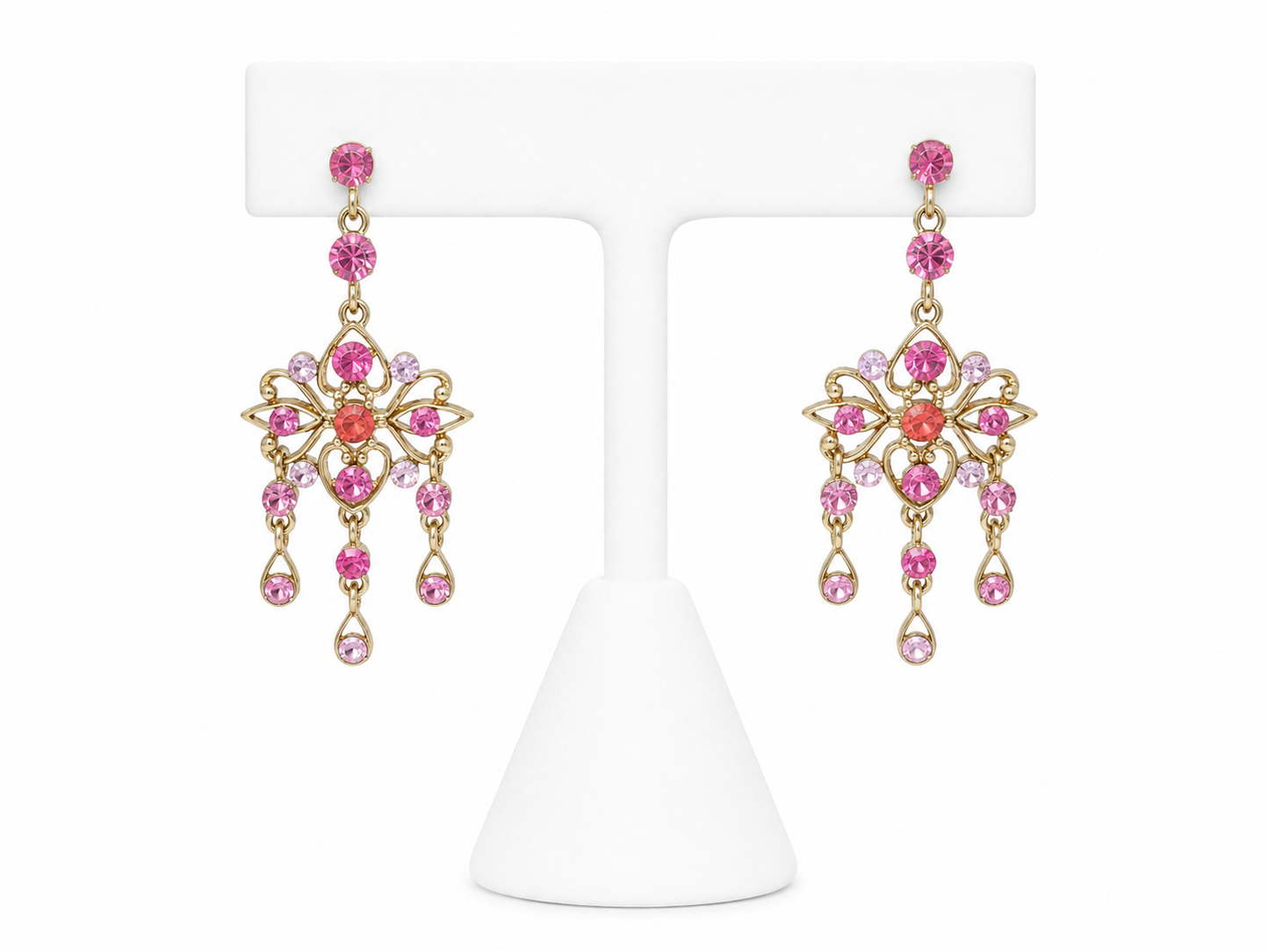 Blushing Belle Chandelier Earrings