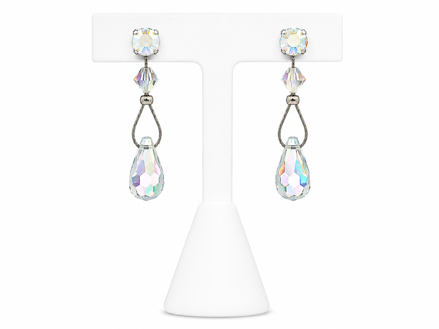 Van Galz Aurora Crystal Teardrop Earrings