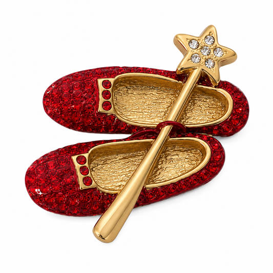 Ruby Slipper Sparkle Brooch