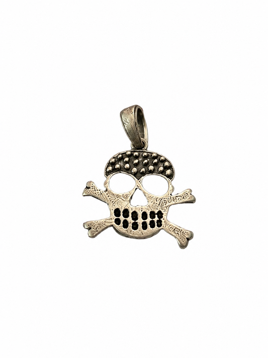 Rebel Skull Charm Pendant