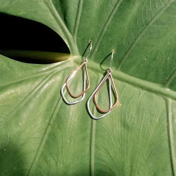 Double Kite Dangle Earrings