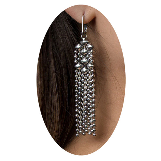 Liquid Metal Earrings