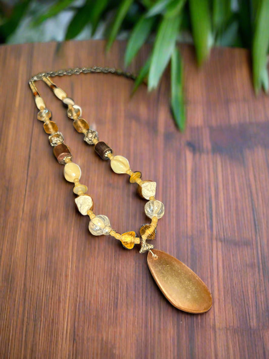 Earthtone Stone Necklace