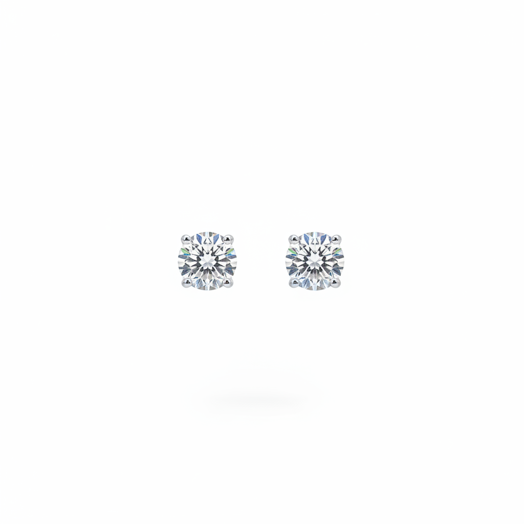 7mm Classic Radiance CZ Stud Earrings