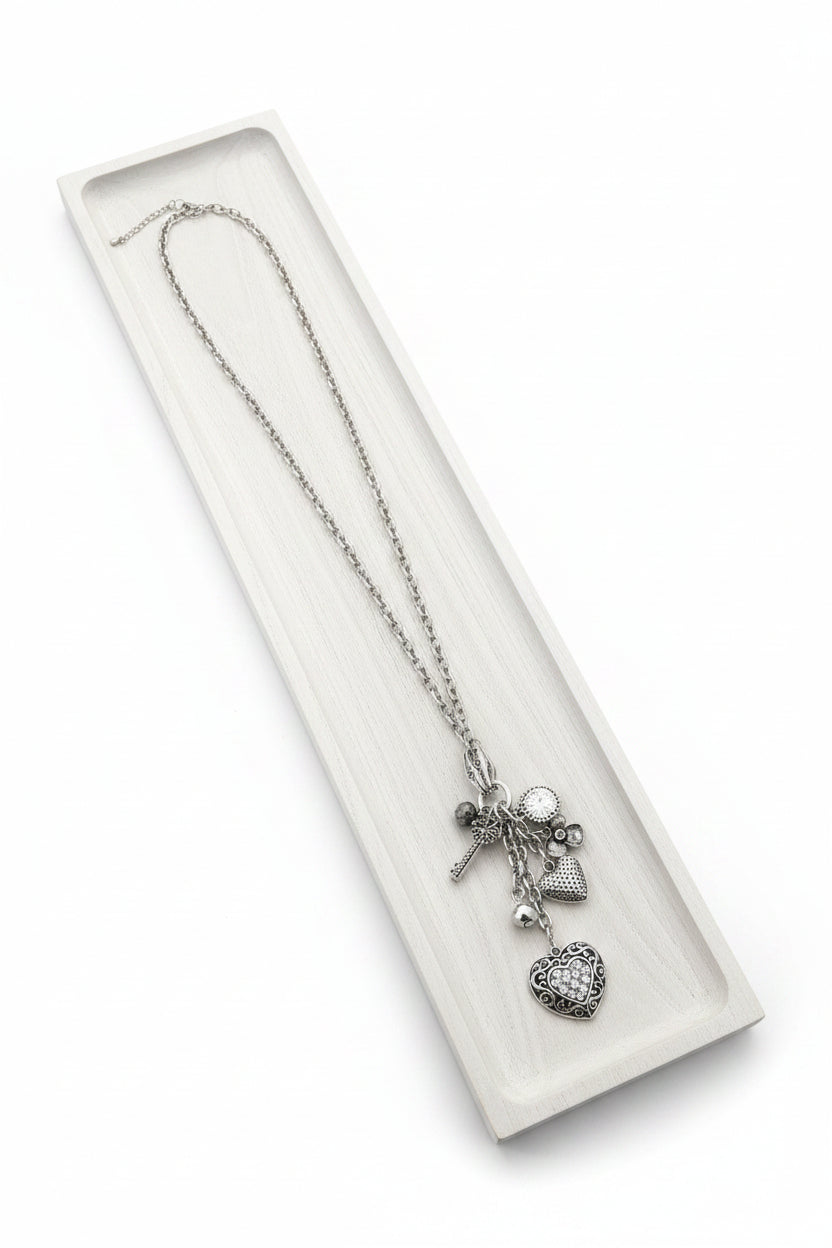 Downtown Darling Charm Necklace & Earring Set