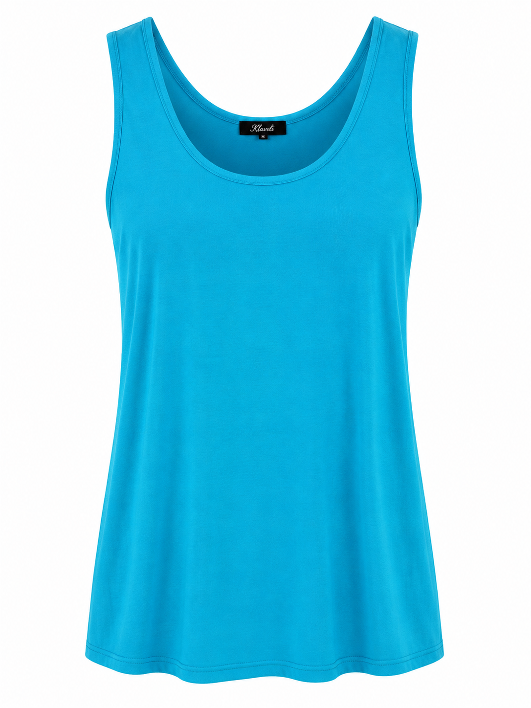 Round Neck Tank Top- Turquoise