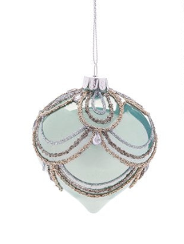 Green Glass Ornament