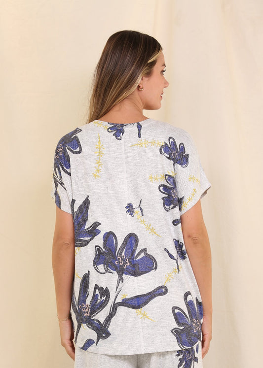 Kimono Top w/ Front Pocket