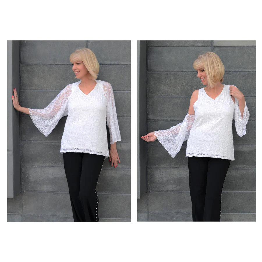 White Lace Shrug
