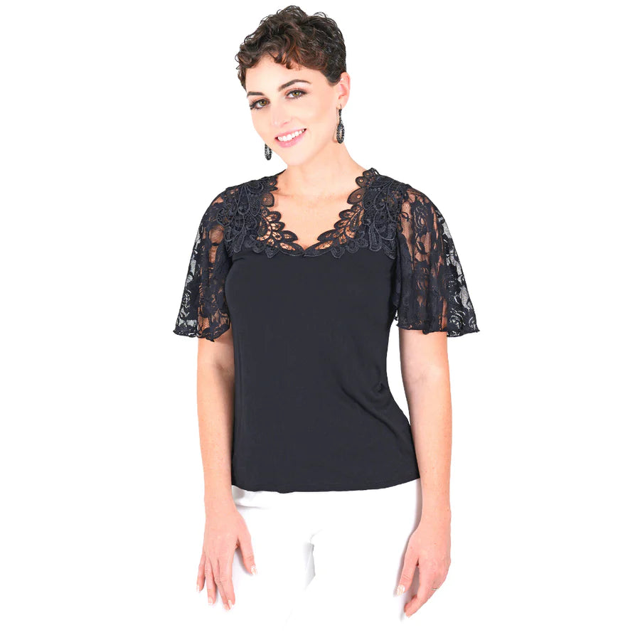 Black Lace Sleeves