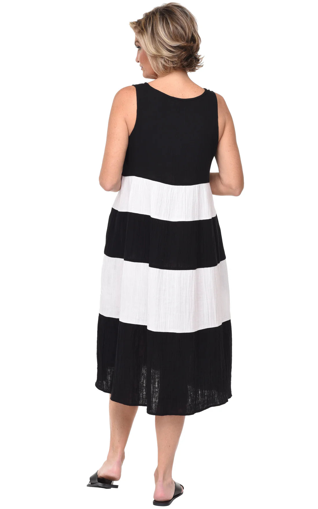 Stella Dress In Black & White