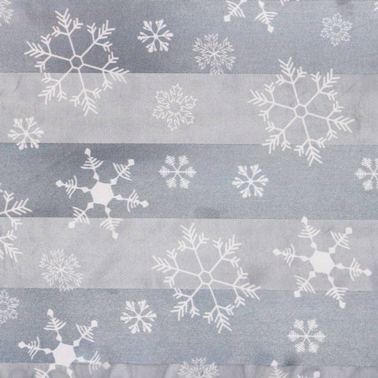 Christmas Snowflake Satin Scarf
