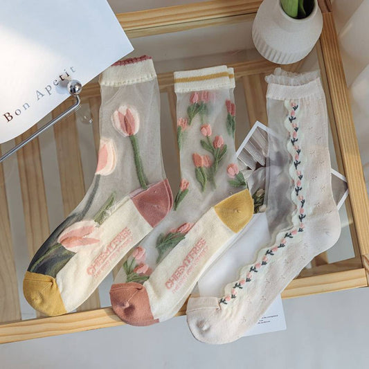 Women's Transparent Stocking Socks