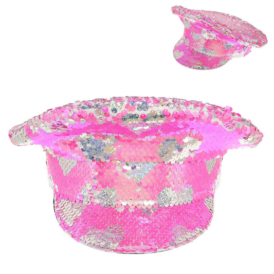 Festival Fashion Sequins Captain Hat