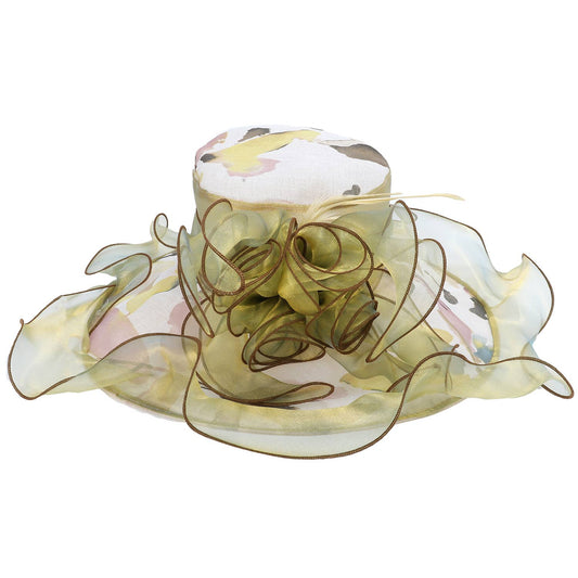 Tea Party Floral Organza Hat
