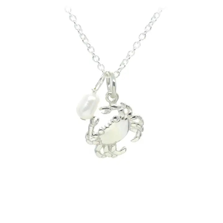 Sunshine and Saltwater Crab Necklace