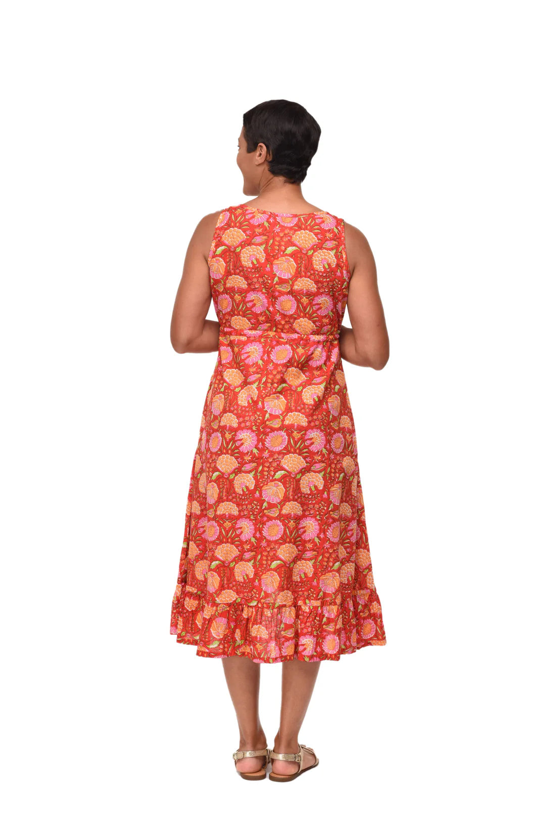 Abigail Dress in Zinnias