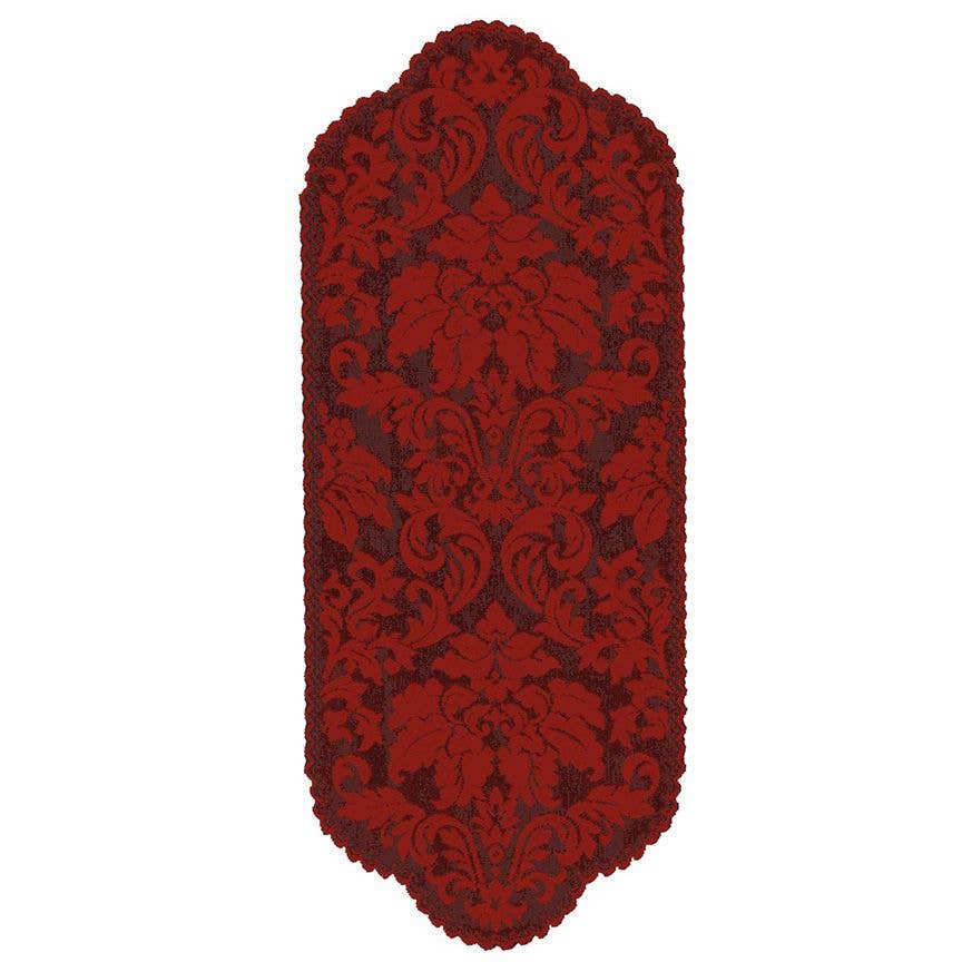 Heritage Damask Lace Table Runner