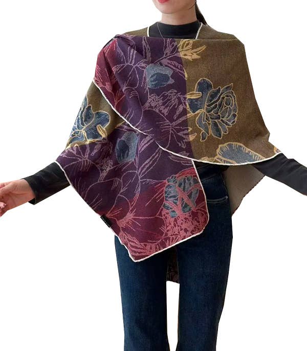 Floral Fields Reversible Loop Wrap