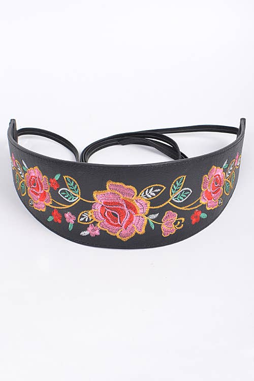 Floral Thick Belt