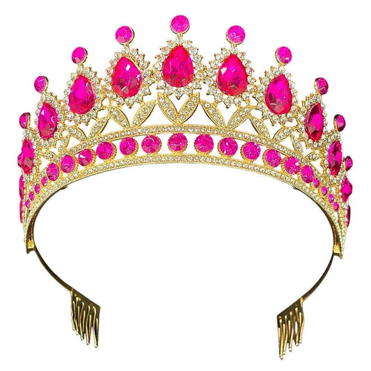 Dazzling Flower Rhinestone Tiara