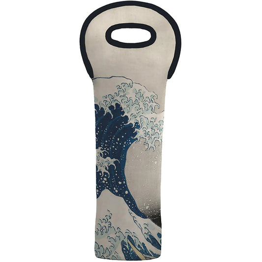 Hokusai The Great Wave Wine Bottle Tote