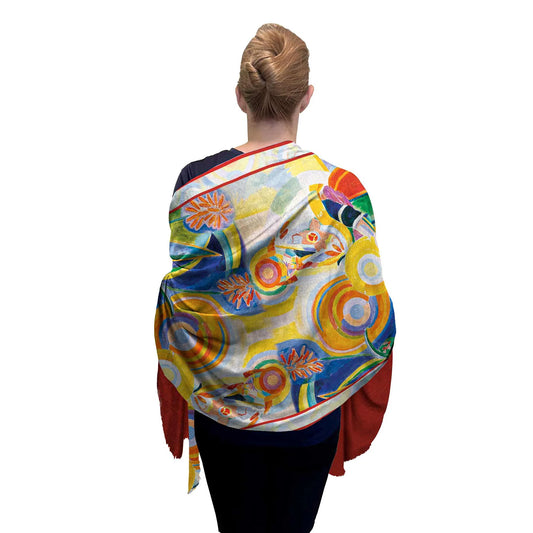 Delaunay Portuguese Silk Blend Shawl