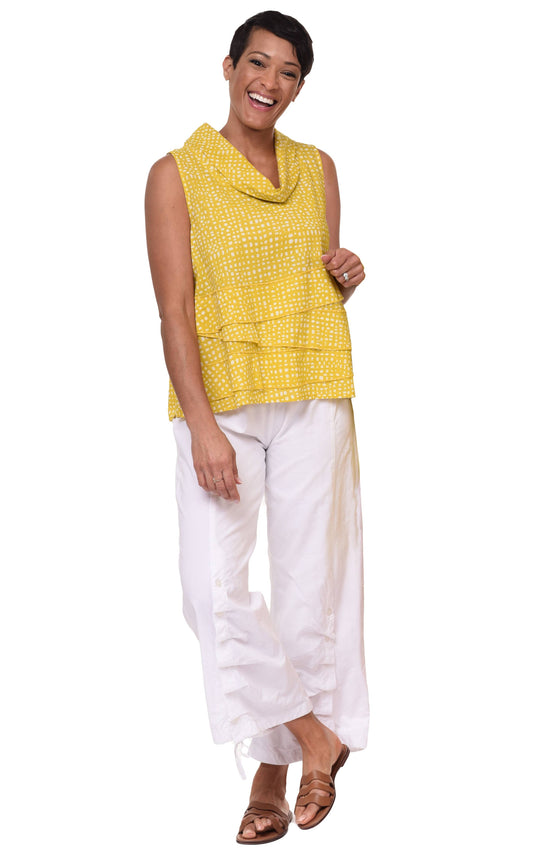 Leilani Top in Goldfish Dots
