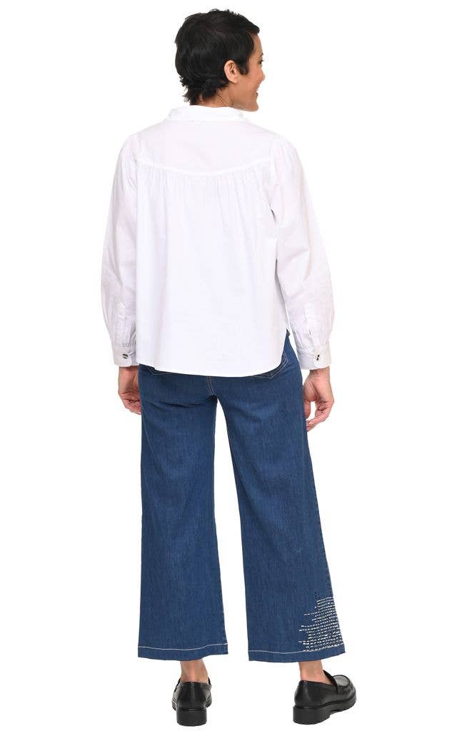 Wylie Denim Pant with Harvest Floral