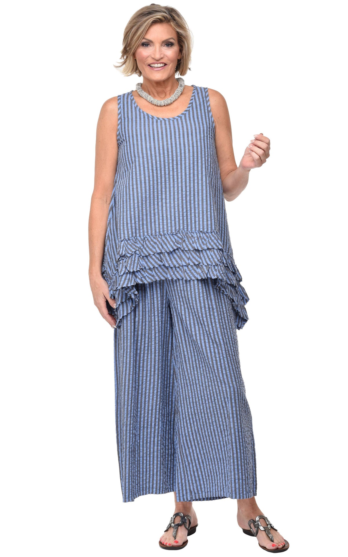 Lily in Doyle Seersucker Stripe