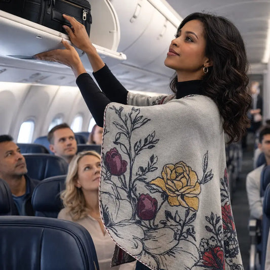 Floral Fields Reversible Loop Wrap