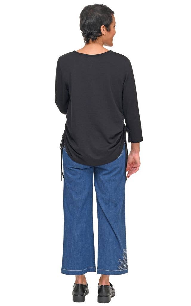 Wylie Denim Pant with Harvest Floral