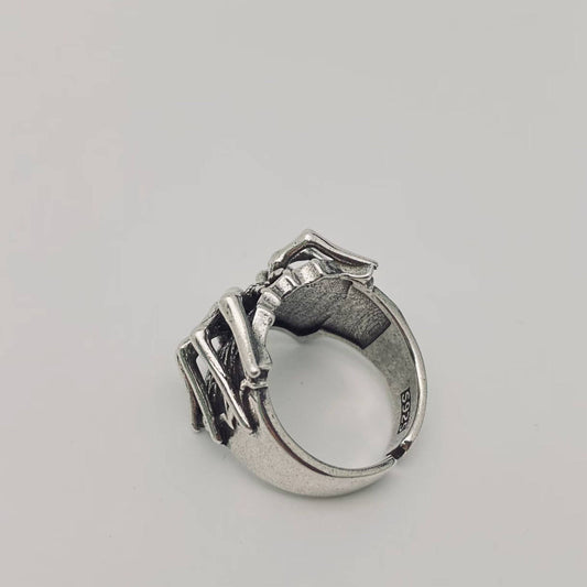 Adjustable Vintage-Style Spider Ring