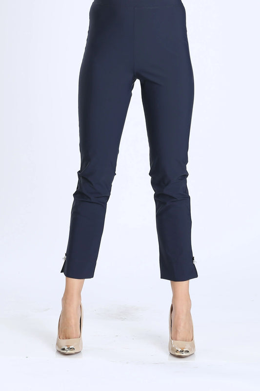 Pearl Detail Ankle Pants