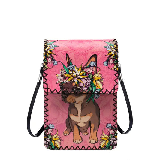 Chihuahua Dog Printed Crossbody