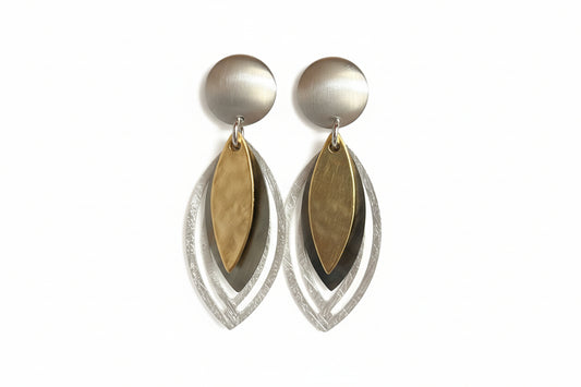 Brief Encounters Clip Earrings