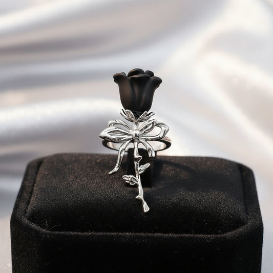 Gothic Exquisite Adjustable Rose Ring