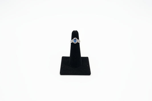 Emerald & Sapphire Reversible Ring