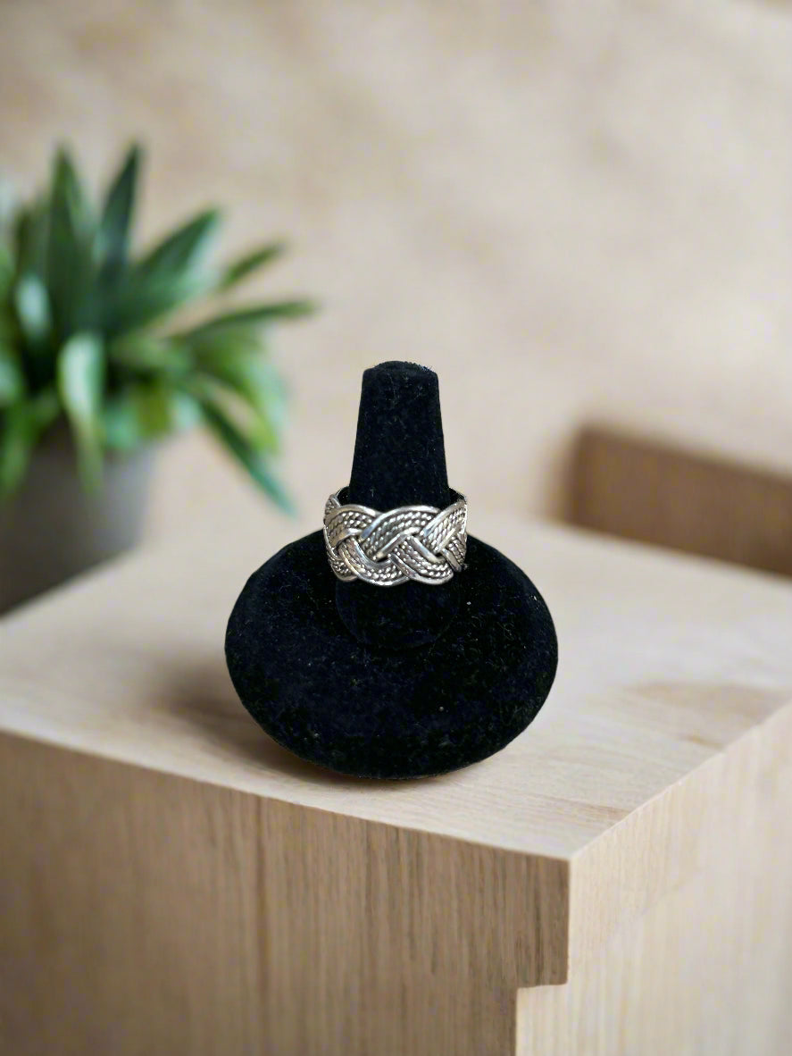 SS Braided Ring