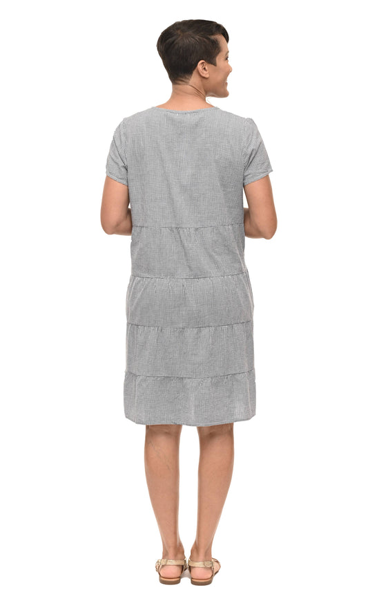 Ramsay Dress in Mallard Check