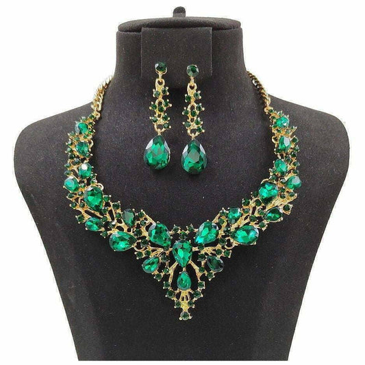 Oblong Shape Big Chunky Jewlery Set