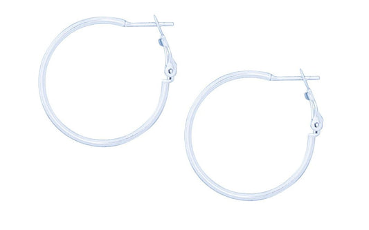 Hoop Earring w/ Omega Clip