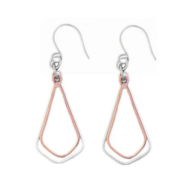 Double Kite Dangle Earrings