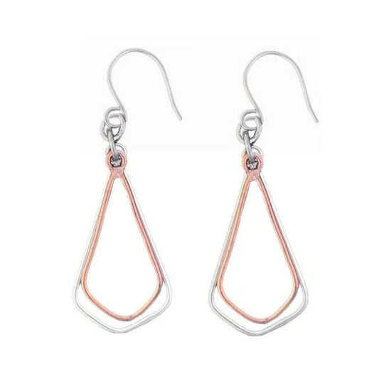 Double Kite Dangle Earrings