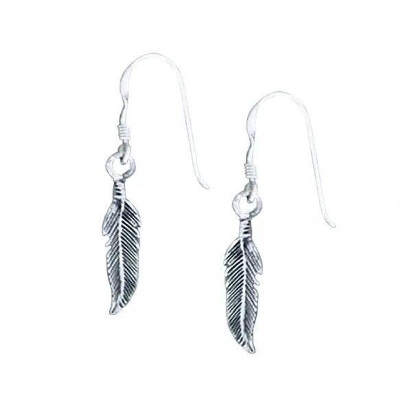 Small Feather Earrings