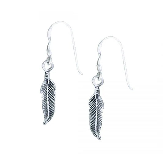 Small Feather Earrings